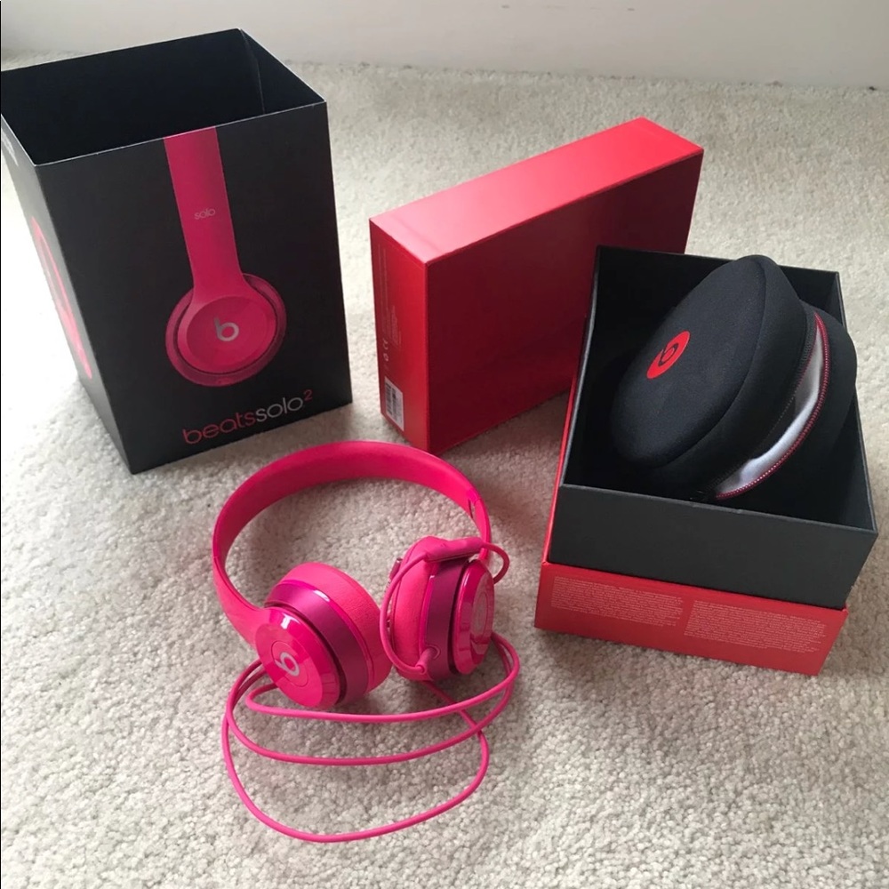 Beats solo 2 (pink)